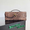 Bottega Veneta BV 794945 Long Clutch Andiamo With Python leather BV9090