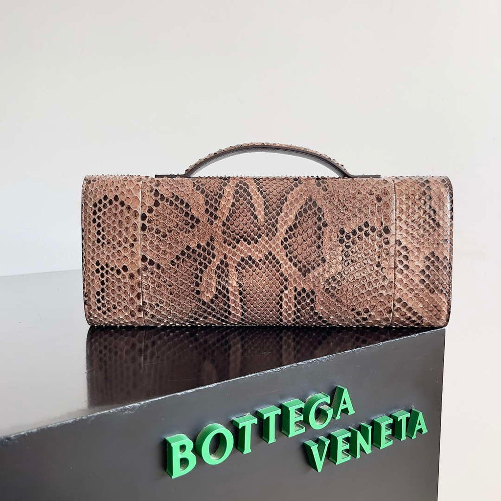 Bottega Veneta BV 794945 Long Clutch Andiamo With Python leather BV9090