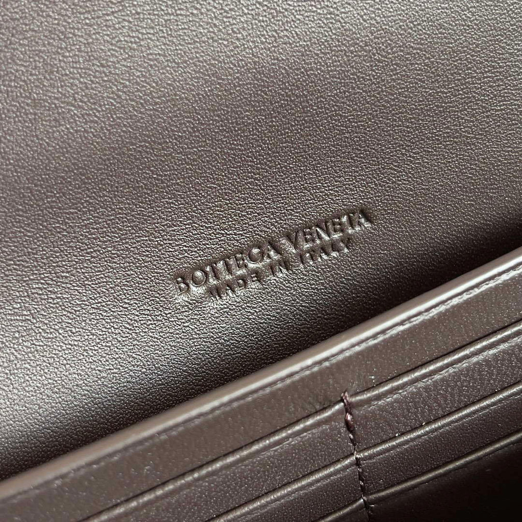 Bottega Veneta BV 794945 Long Clutch Andiamo With Python leather BV9090