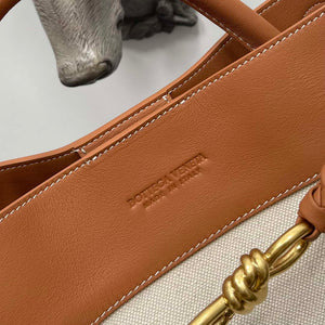 Bottega Veneta BV 795306 Medium Andiamo Natural Tan - Default Title - View 7
