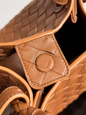 Bottega Veneta BV 796569VCPPT8060 Small Andiamo Parachute Brown - Default Title - View 7