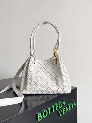 Bottega Veneta BV 796569VCPPT8060 Small Andiamo Parachute White - Default Title - View 1