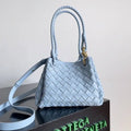 Bottega Veneta BV 796569VCPPT8060 Small Andiamo Parachute Lake Blue