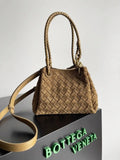 Bottega Veneta BV 796569VCPPT8060 Small Andiamo Parachute Suede Brown