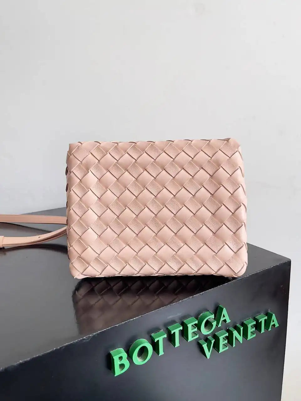 Bottega Veneta BV 796569VCPPT8060 Small Andiamo Parachute Pink