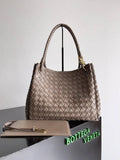 Bottega Veneta BV 796571 Large Andiamo Parachute Light Brown