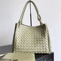 Bottega Veneta BV 796571 Large Andiamo Parachute Ligth Green