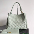 Bottega Veneta BV 796571 Large Andiamo Parachute Mike Green