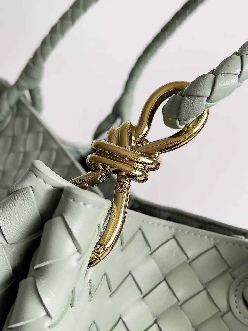 Bottega Veneta BV 796571 Large Andiamo Parachute Mike Green