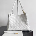 Bottega Veneta BV 796571 Large Andiamo Parachute White