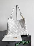 Bottega Veneta BV 796571 Large Andiamo Parachute White