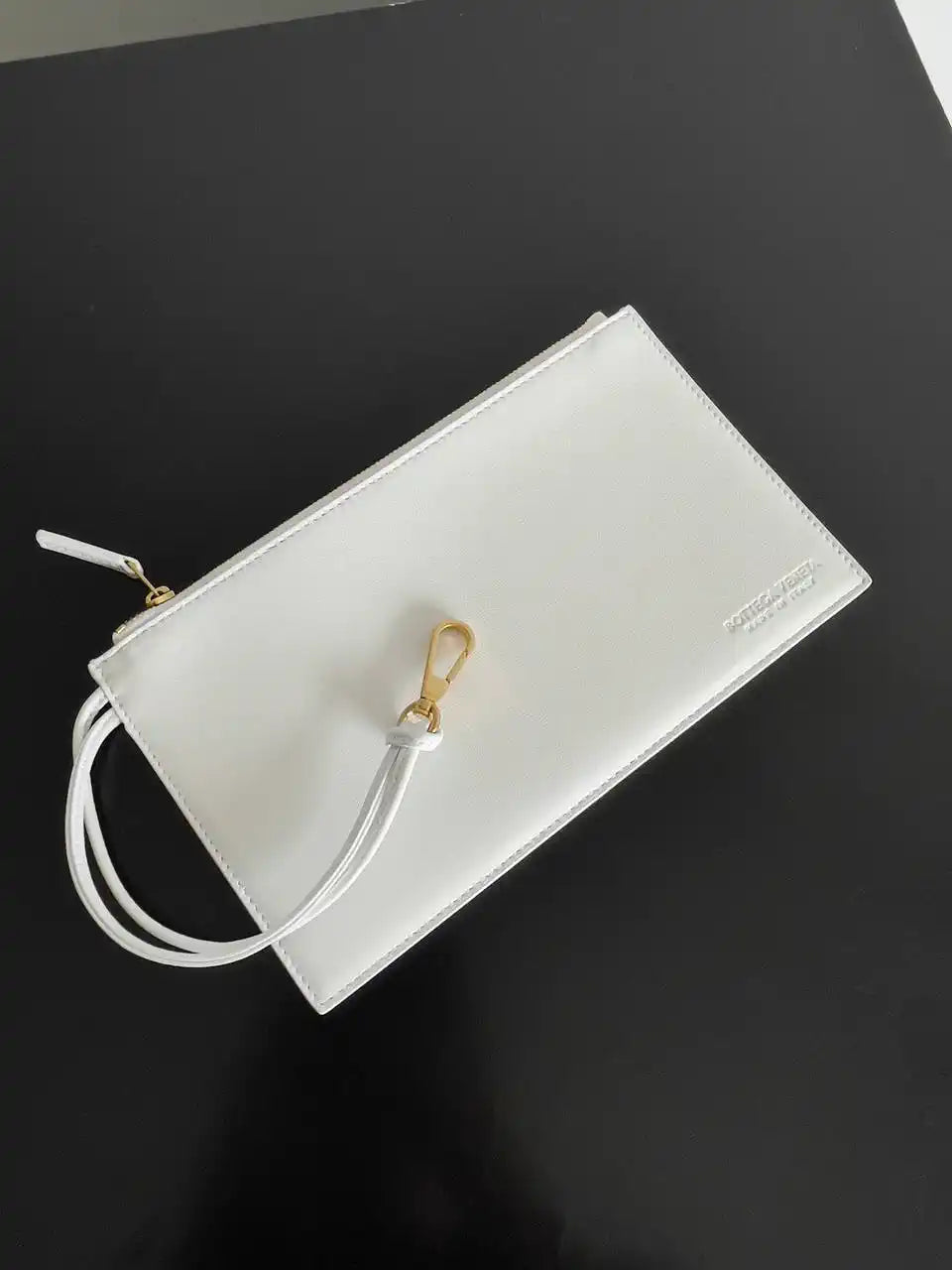 Bottega Veneta BV 796571 Large Andiamo Parachute White