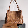 Bottega Veneta BV 796571 Large Andiamo Parachute Brown