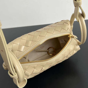 Bottega Veneta BV 796615  Mini Loop intrecciato leather cross-body bag Apricot - Default Title - View 5