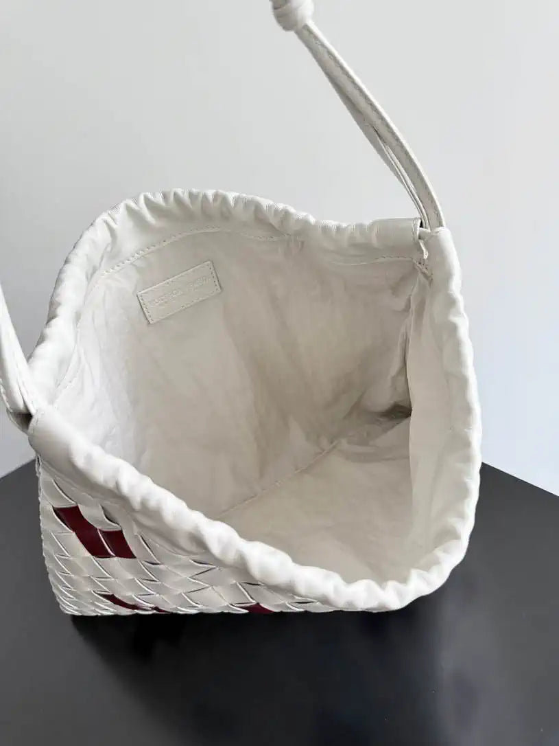 Bottega Veneta BV 796728V3IV12916  Dustbag White with Red