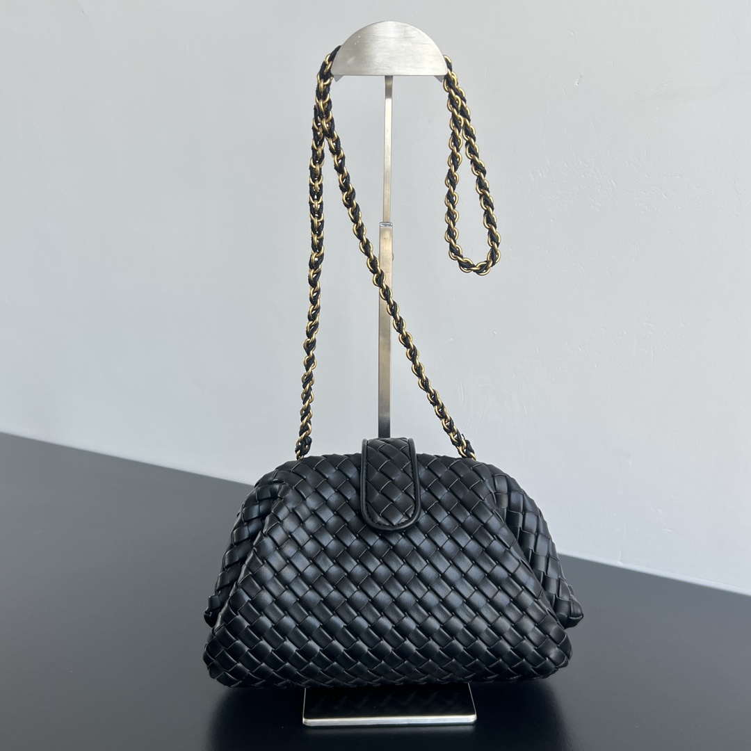Bottega Veneta BV 804038 Small Lauren 1980 clutch Bag BV92017 - Default Title - View 1