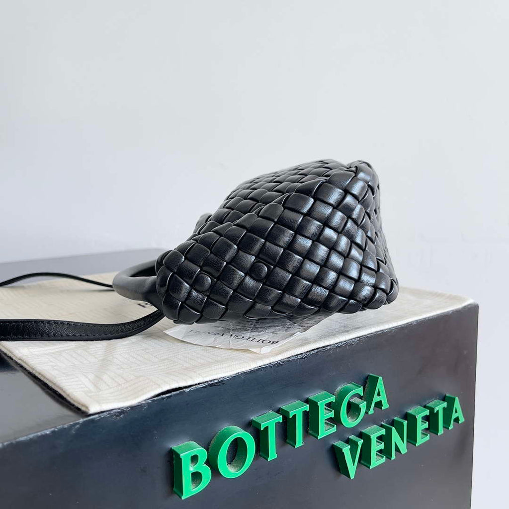 Bottega Veneta BV 805739 Mini Cobble Top Handle Black