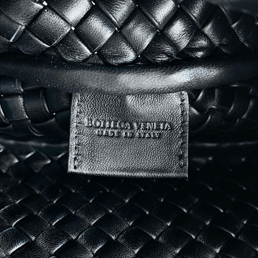 Bottega Veneta BV 805739 Mini Cobble Top Handle Black