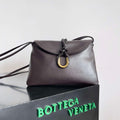 Bottega Veneta BV 806030V4SJ12190 Small Liberta Bag Dark Brown