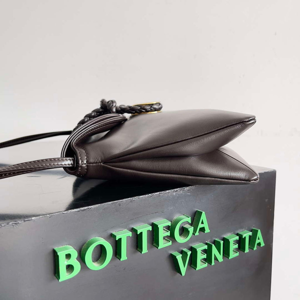 Bottega Veneta BV 806030V4SJ12190 Small Liberta Bag Dark Brown