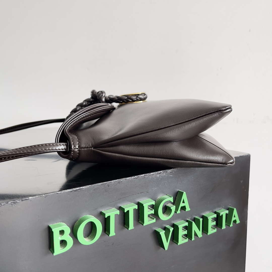 Bottega Veneta BV 806030V4SJ12190 Small Liberta Bag Dark Brown