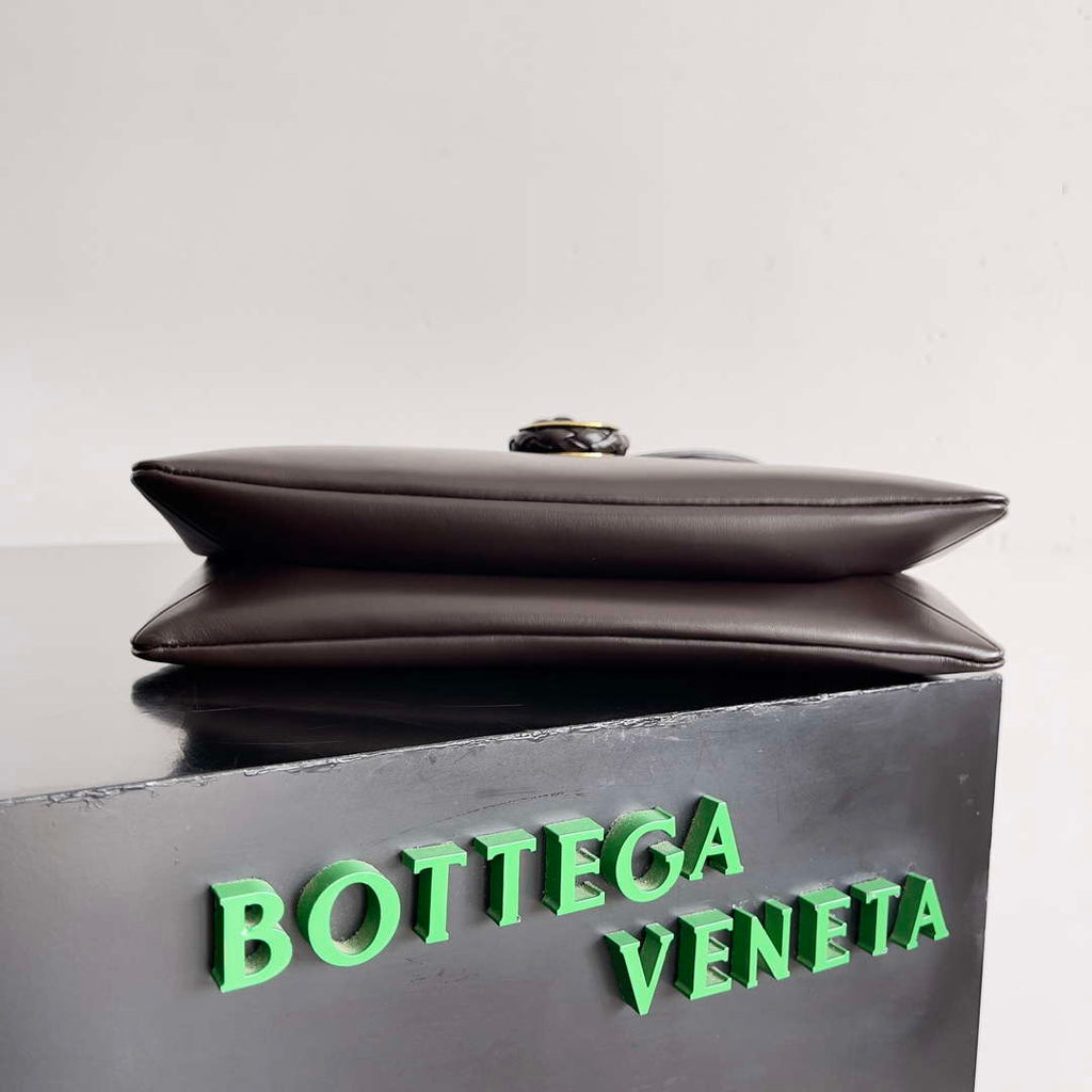 Bottega Veneta BV 806030V4SJ12190 Small Liberta Bag Dark Brown