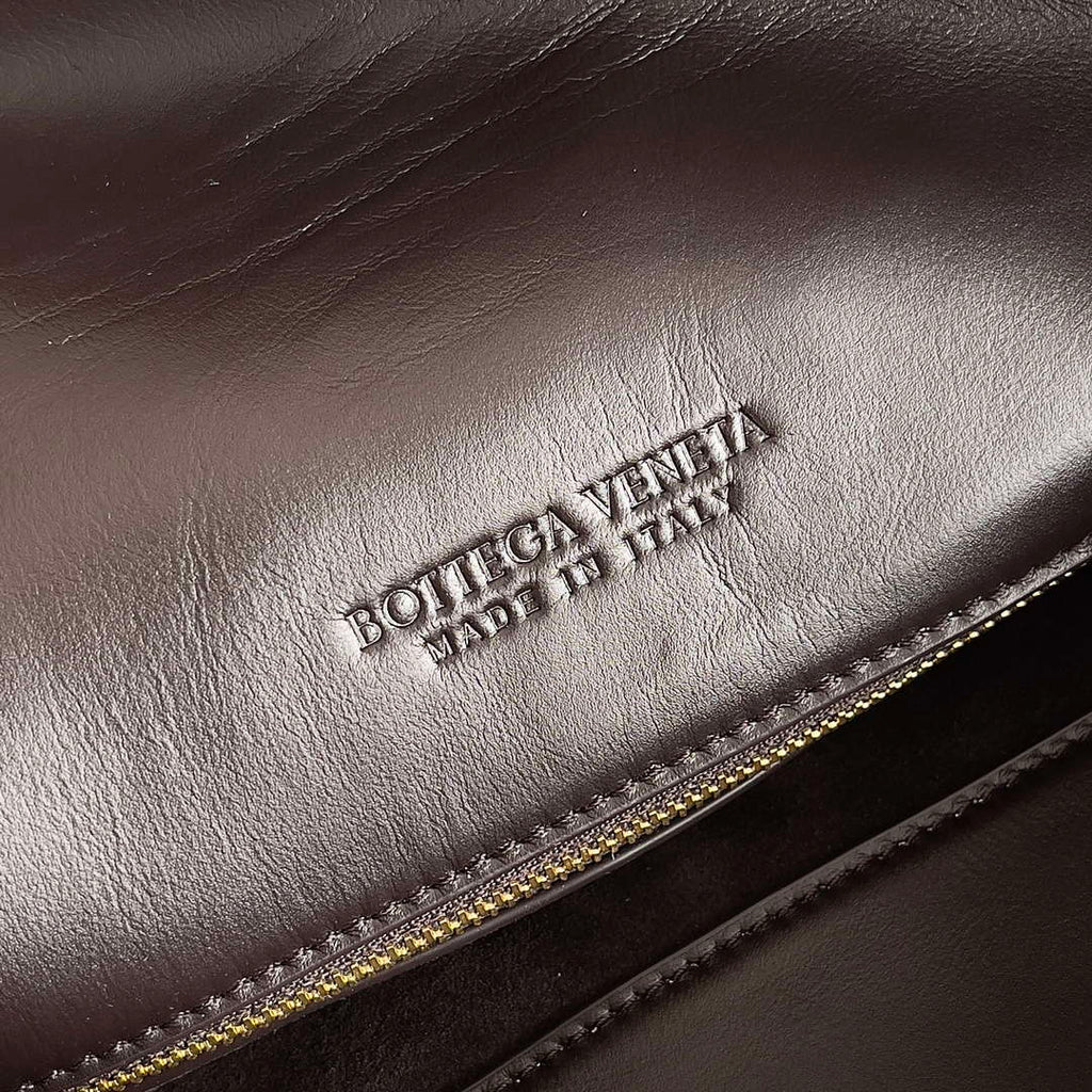 Bottega Veneta BV 806030V4SJ12190 Small Liberta Bag Dark Brown