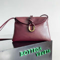 Bottega Veneta BV 806030V4SJ12190 Small Liberta Bag Wine Red