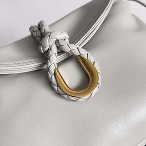 Bottega Veneta BV 806034V4SJ12250 Medium Liberta Bag Gray White - Default Title - View 5
