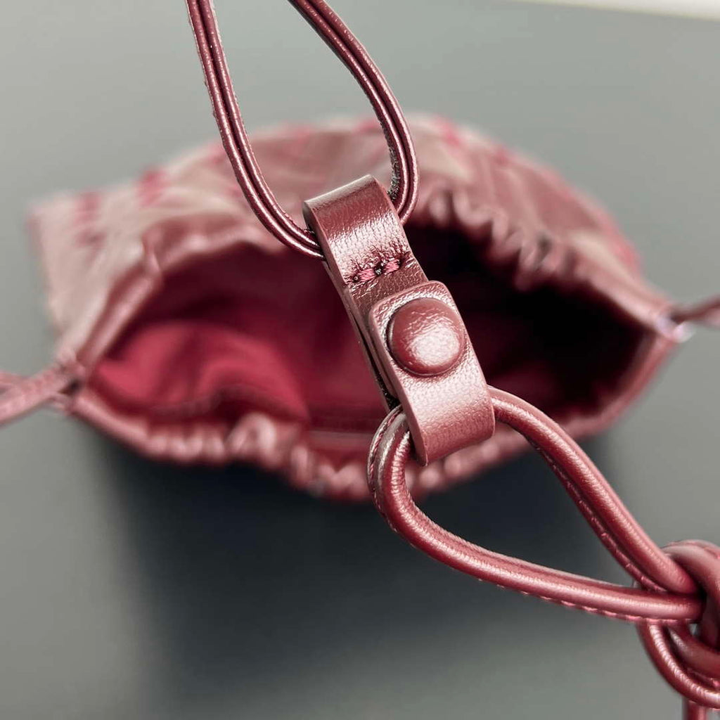 Bottega Veneta BV 816987V3IV18425 Small Dustbag Wine Red