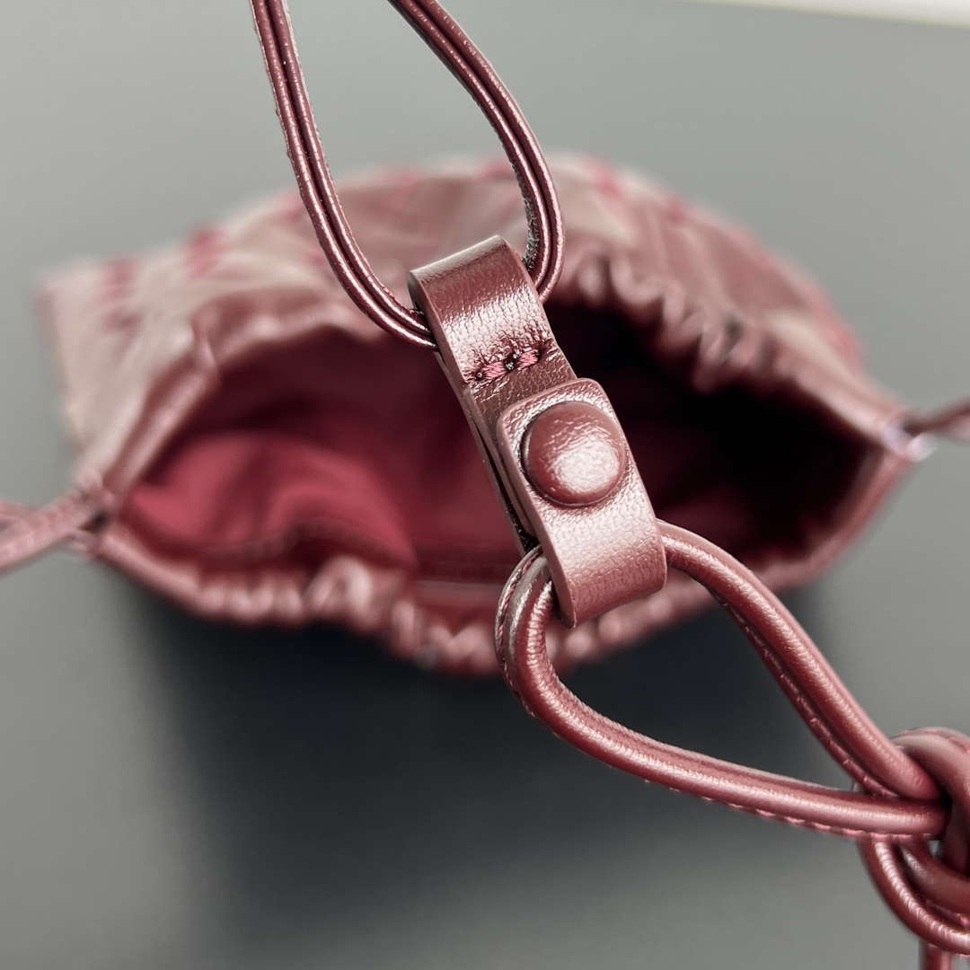 Bottega Veneta BV 816987V3IV18425 Small Dustbag Wine Red