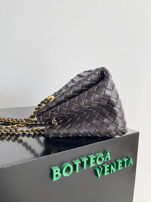 Bottega Veneta BV 817175V4SC59104 Small Parachute Chain Dark Brown - Default Title - View 2