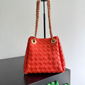 Bottega Veneta BV 817175V4SC59104 Small Parachute Chain Orange Red - Default Title - View 1