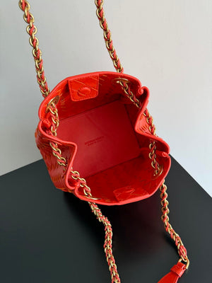 Bottega Veneta BV 817175V4SC59104 Small Parachute Chain Orange Red - Default Title - View 9