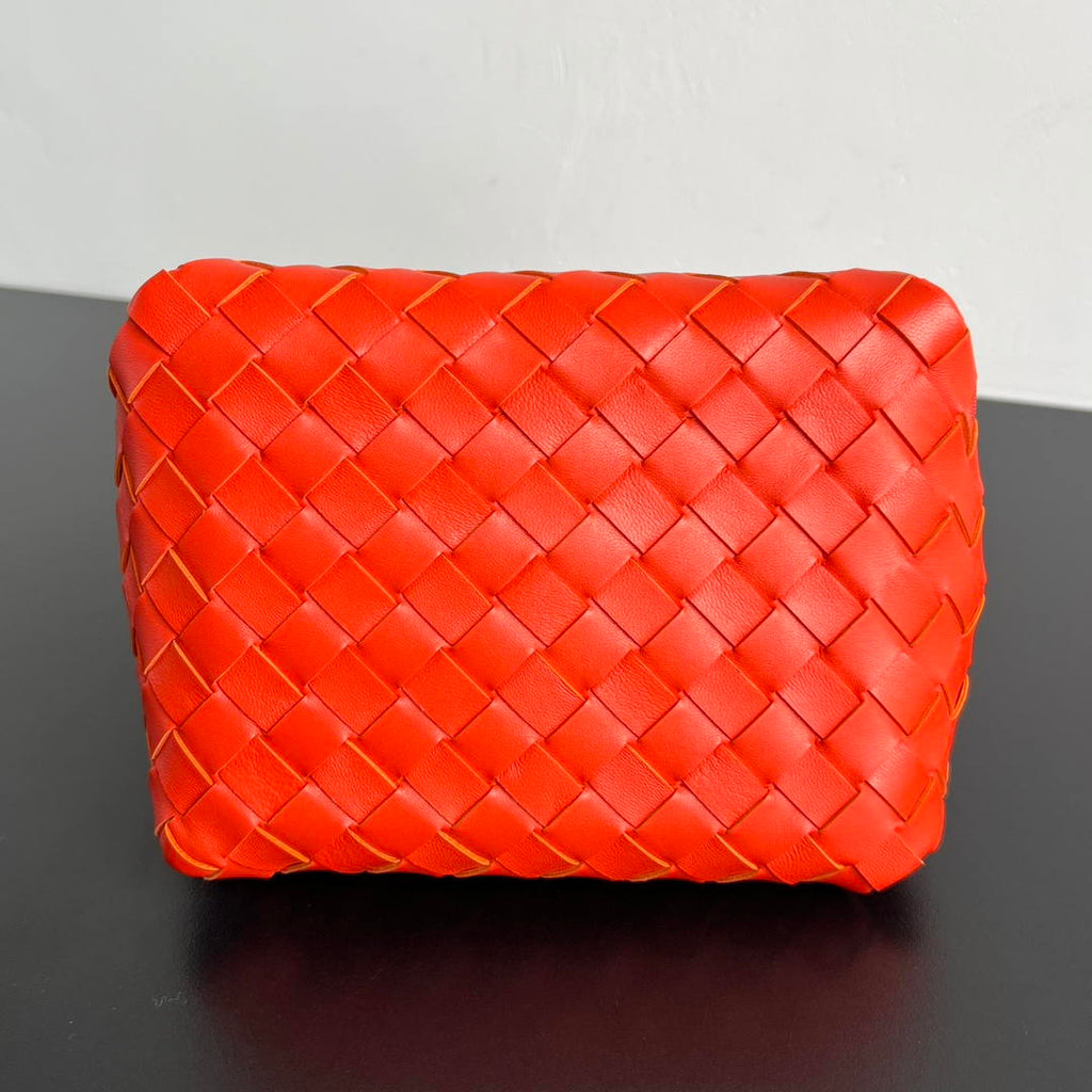 Bottega Veneta BV 817175V4SC59104 Small Parachute Chain Orange Red