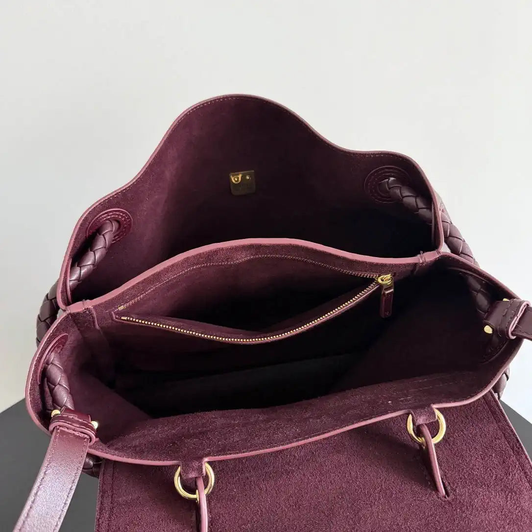 Bottega Veneta BV 817231  Medium Ciao Ciao Wine Red