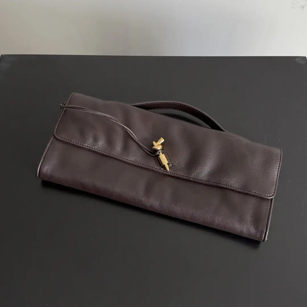 Bottega Veneta BV 843797 Long Clutch Andiamo Nappa Leather With Handle Bv99031