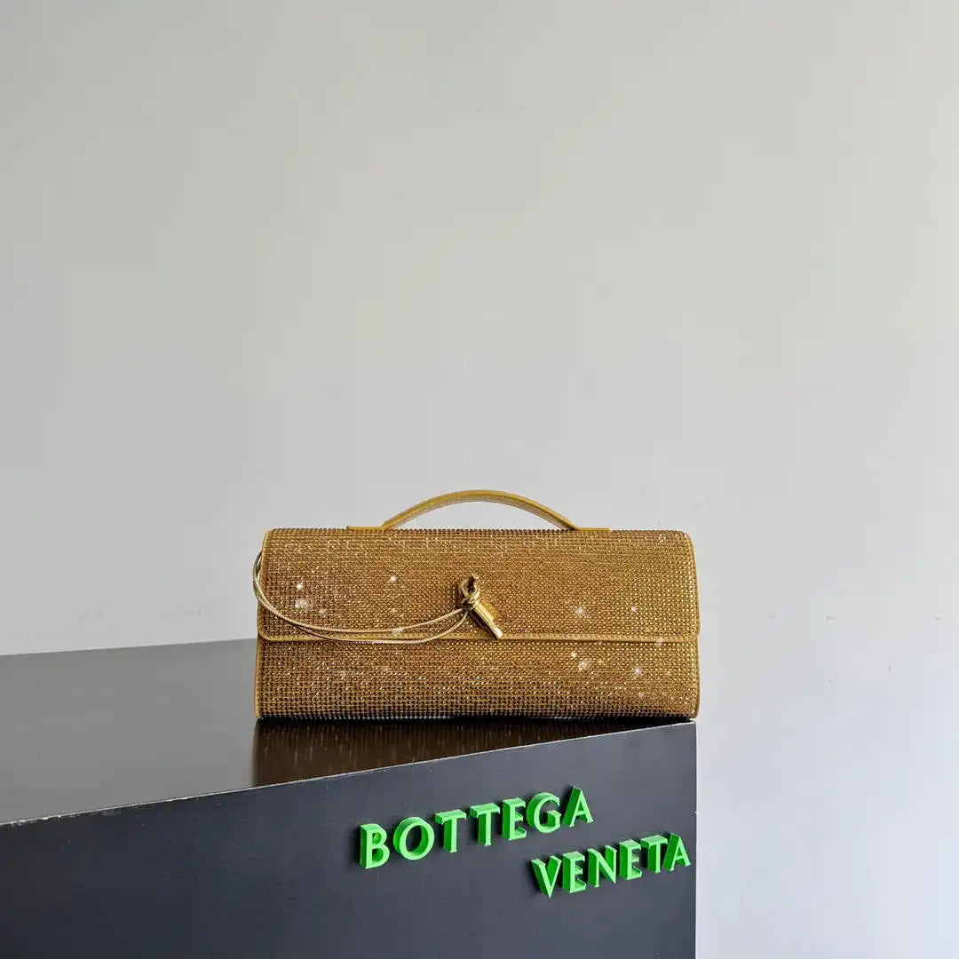Bottega Veneta BV 844124 Andiamo Crystal Clutch Bv99043