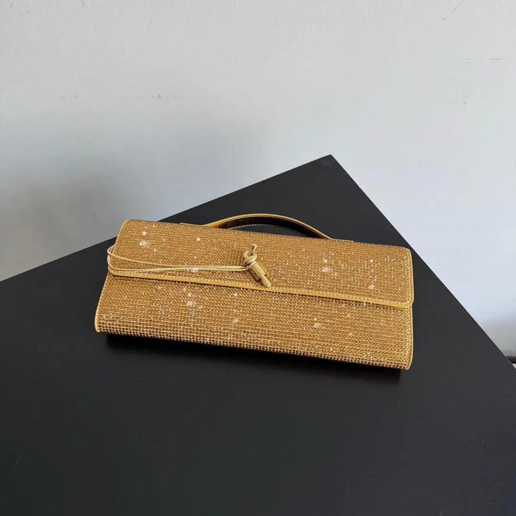 Bottega Veneta BV 844124 Andiamo Crystal Clutch Bv99043
