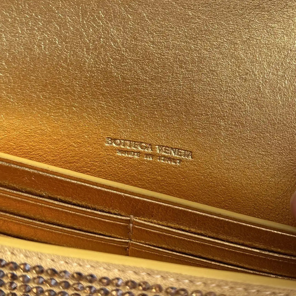 Bottega Veneta BV 844124 Andiamo Crystal Clutch Bv99043