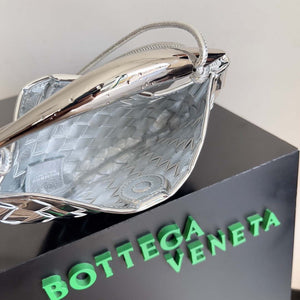 Bottega Veneta  Mini Sardine Cross-body bag realised with Intrecciato Silver Hardware BV 744267 - Default Title - View 5