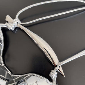 Bottega Veneta  Mini Sardine Cross-body bag realised with Intrecciato Silver Hardware BV 744267 - Default Title - View 6