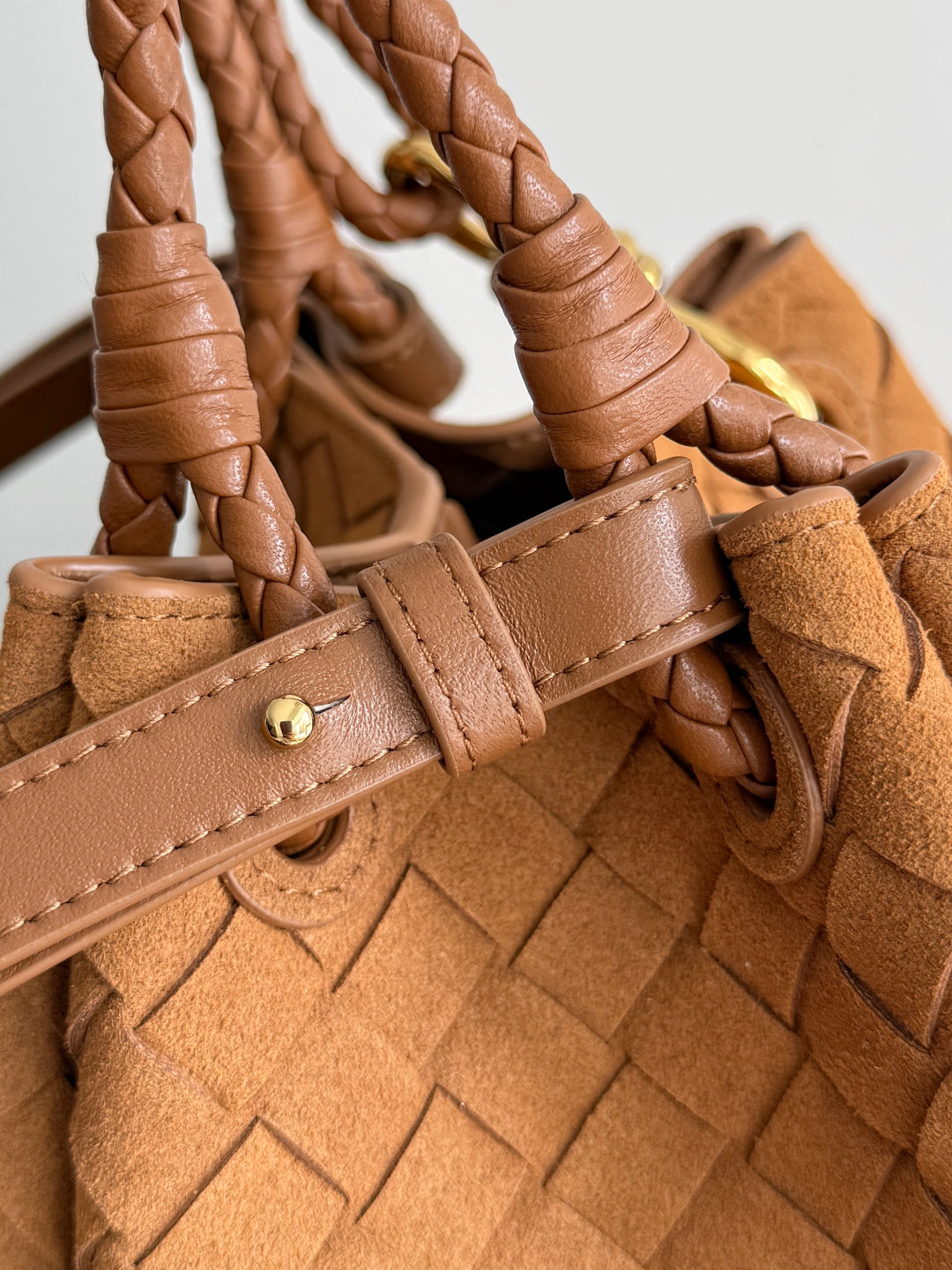 Bottega Veneta Small Andiamo Parachute Suede Leather BV 796569VCPPT8060 BV92135