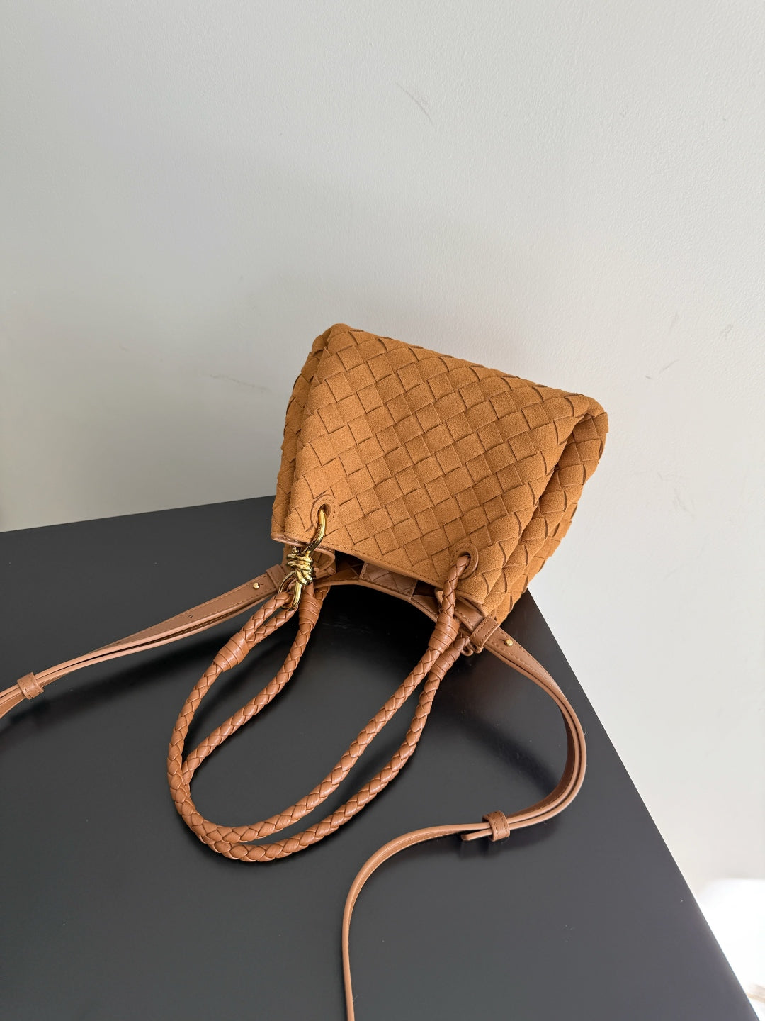 Bottega Veneta Small Andiamo Parachute Suede Leather BV 796569VCPPT8060 BV92135