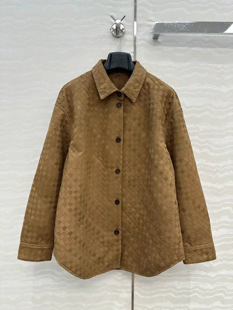 Bottega Veneta Women Fashion oversize shirt Clothing Jacket B97660