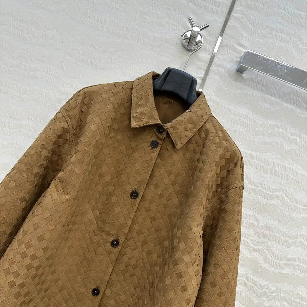 Bottega Veneta Women Fashion oversize shirt Clothing Jacket B97660