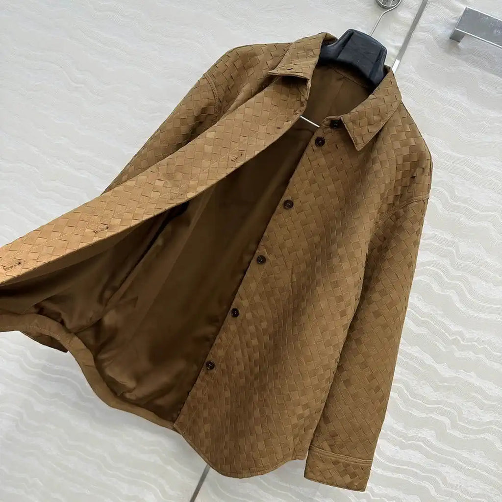 Bottega Veneta Women Fashion oversize shirt Clothing Jacket B97660