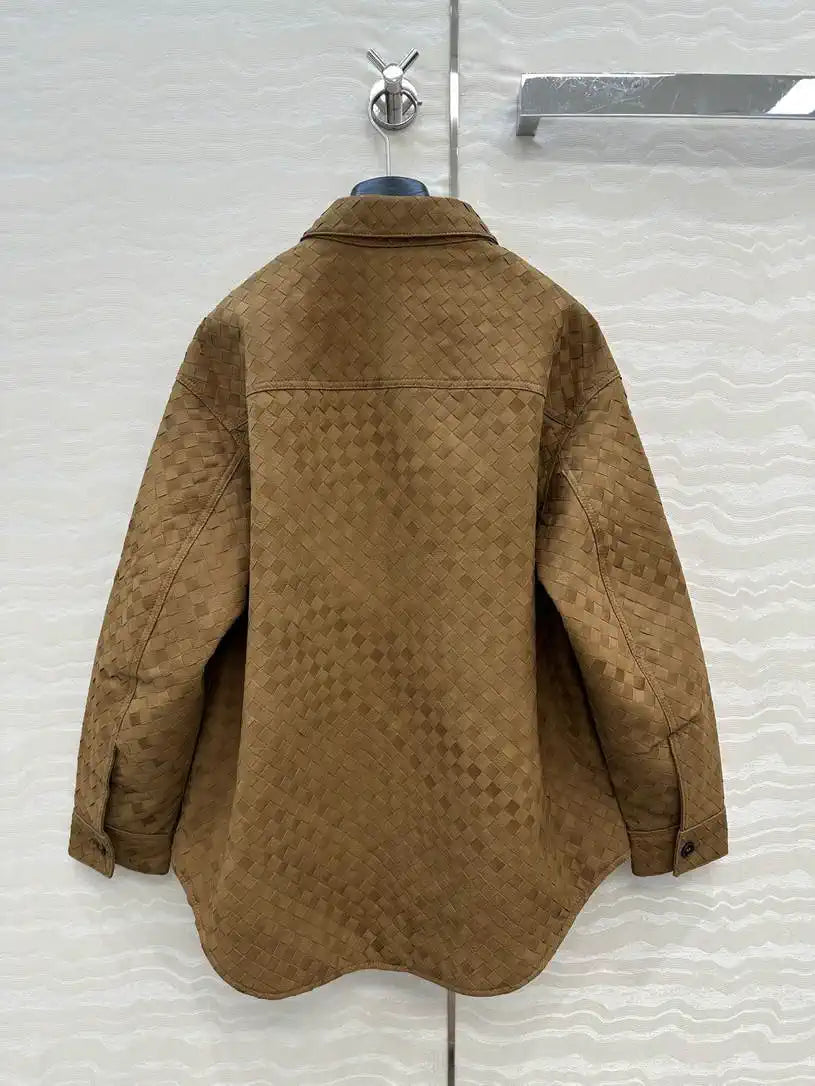 Bottega Veneta Women Fashion oversize shirt Clothing Jacket B97660