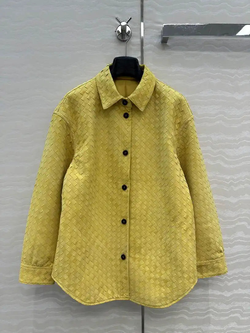 Bottega Veneta Women Fashion oversize shirt Clothing Jacket B97661