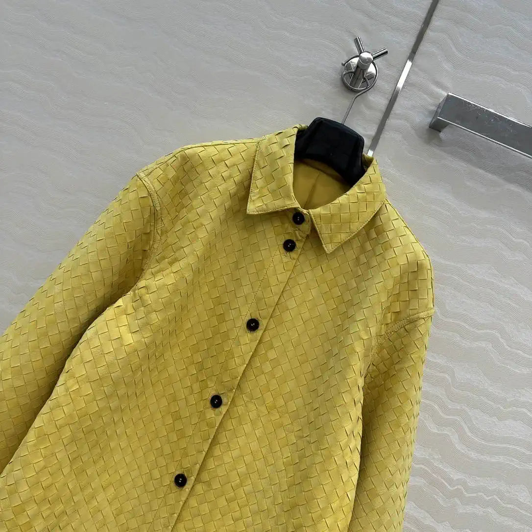 Bottega Veneta Women Fashion oversize shirt Clothing Jacket B97661